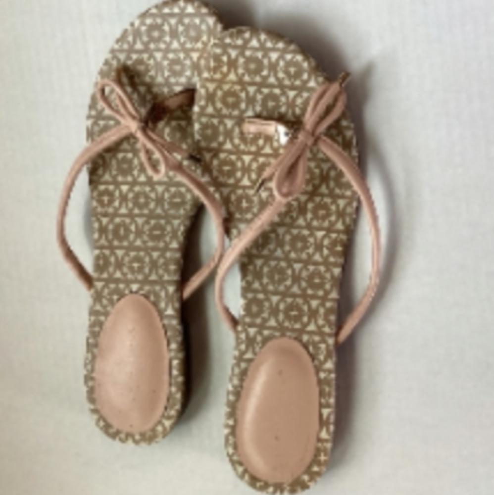 KATE SPADE Pink Bow Thong Sandals shoes - Picture 8 of 9
